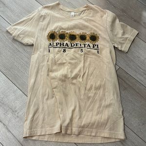 Alpha Delta Pi Sunflower Shirt